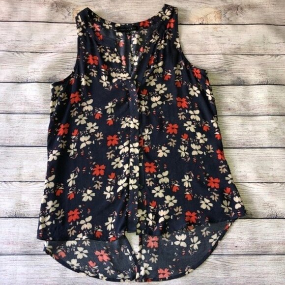 Sanctuary Tops - Sanctuary Floral Print Sleeveless Blouse Size S